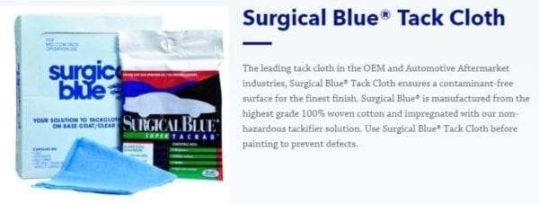 1 Dozen Surgical Blue™ Tack Cloth - STEEL F/X PATINAS