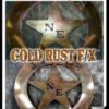 gold rust steel patina