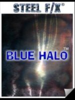 SILVER-BLUE COLOR GRADIENT STEEL PATINA