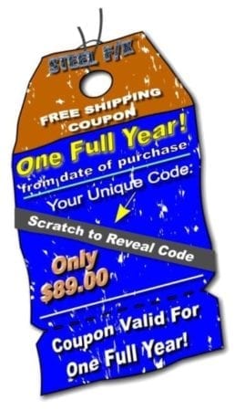 FREE SHIPPING FOR ONE YEAR!