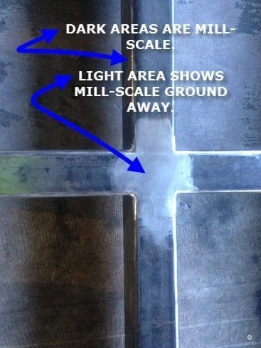 restoring mill-scale color