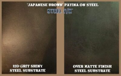 JAPANESE BROWN PATINA FOR STEEL
