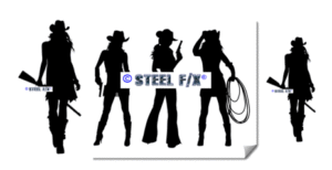 Cowgirls With Guns DXF Files
