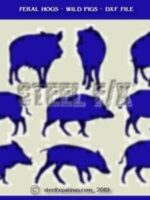 WILD PIGS_FERAL HOGS_DXF FILE