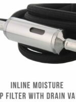 airbrush moisture filter-drain valve